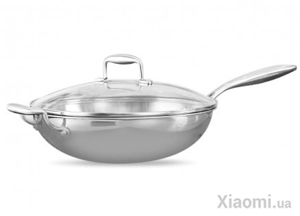 Сковорода вок Xiaomi Yi wu yi shi Wok 32 см 